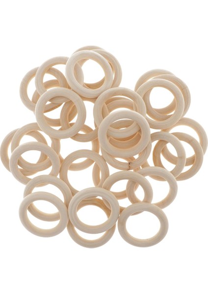 40/20 Ahşğa Ahşı Dıy Takı Yapımı Bilezik 40MM 40 (Yurt Dışından)
