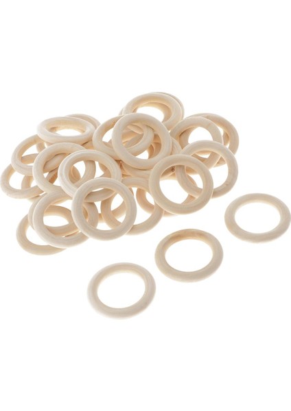 40/20 Ahşğa Ahşı Dıy Takı Yapımı Bilezik 40MM 40 (Yurt Dışından)