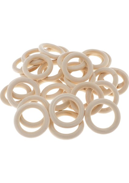40/20 Ahşğa Ahşı Dıy Takı Yapımı Bilezik 40MM 40 (Yurt Dışından)