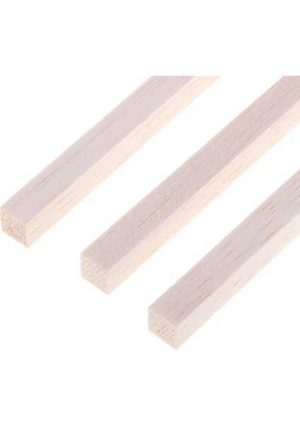 Dıy Craft Için Doğal Bitmemiş Kare Balsa Çubuk Bloğ 150MM (Yurt Dışından)