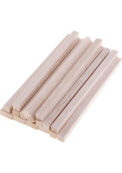 Dıy Craft Için Doğal Bitmemiş Kare Balsa Çubuk Bloğ 150MM (Yurt Dışından)