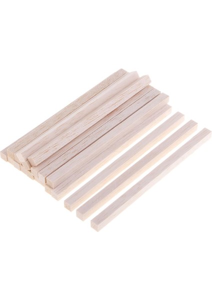 Dıy Craft Için Doğal Bitmemiş Kare Balsa Çubuk Bloğ 150MM (Yurt Dışından)