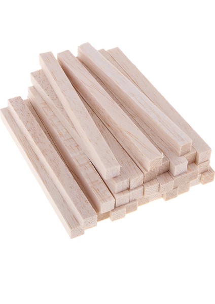 Doğal Bitmemiş Kare Balsa Çubuk Bloğ Zanaat 30 100MM (Yurt Dışından)