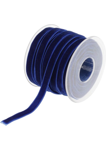 Açıığı El Sanatları Mavisi Için 20 Yard 10MM Geniş Kadife Kurdele Rulosu (Yurt Dışından) modelleri