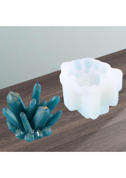 Reçine Kristal Kalıp Epoksi Döküm El Sanatları Yapımı .5x5.5x5.5cm (Yurt Dışından)