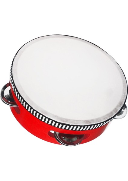 Tef Metal Bells Ahşap El Davul Dans Konseri Düğün Için 6 Inç (Yurt Dışından)