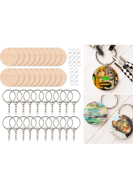 Ahşap Ik Iklar Charm Dıy Iı Yapımı 20 (Yurt Dışından)