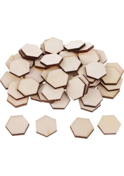 54'lü Altıgen Doğal Ahşap El Sanatları Paketi (Yurt Dışından) fiyatları
