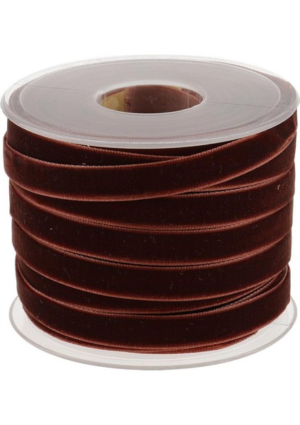 Açıığı El Sanatları Dıy Için 20 Yard 10MM Geniş Kadife Kurdele (Yurt Dışından)