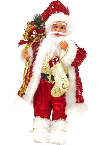 Noel Masaüstü I 30CM Için Ayakta Noel Baba Dekoratif Noel Dekorasyonu (Yurt Dışından) indirimleri
