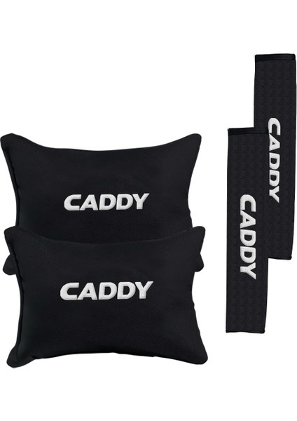 Volkswagen Caddy Nakışlı Otomind Boyun Yastığı Seti