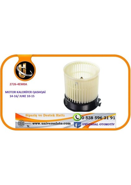 Motor Kalorifer Qashqai 14-16