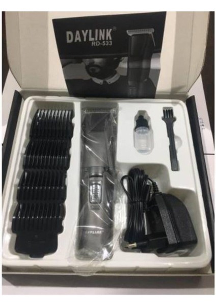 RD-533 Saç Sakal 4 Başlıklı Tıraş Makinesi + Döner Başlıklı