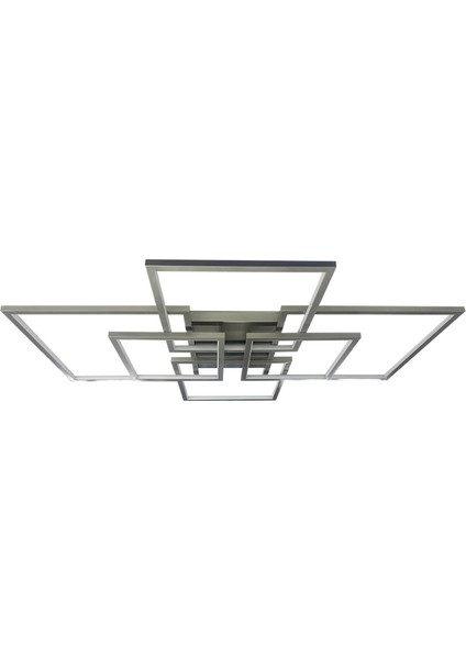 voxlamp lighting solutions Oblong Super Max . Plafonyer Led Avize Elektrostatik Krom Boyalı 150 x 110 cm