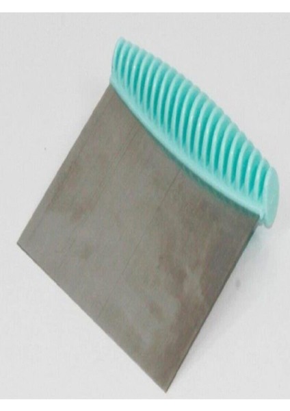 Desen Saplı Spatula Hamur Kesici, Çelik Hamur Kazıyıcı