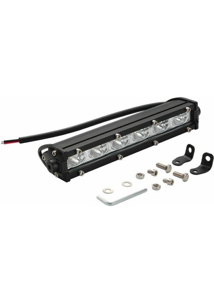 36W 12 LED Tek Sıra Off Road Yayıcı Gündüz Farı Lambası Projektör