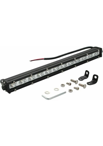 90W 30 LED Tek Sıra Off Road Yayıcı Gündüz Farı Lambası Projektör