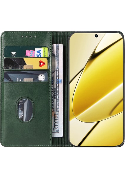 Realme 11X 5g / 11 5g Slim Fit Pu Deri Cep Telefonu Kapağı (Yurt Dışından) fırsatları