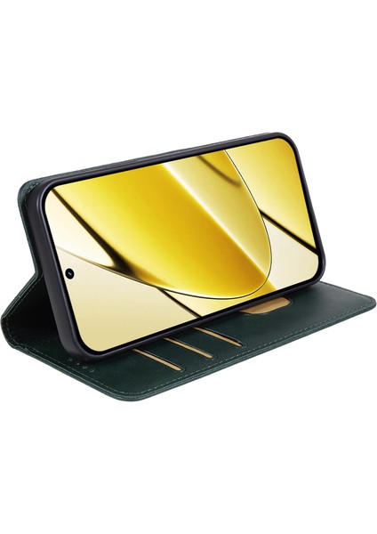 Realme 11X 5g / 11 5g Slim Fit Pu Deri Cep Telefonu Kapağı (Yurt Dışından) indirimleri