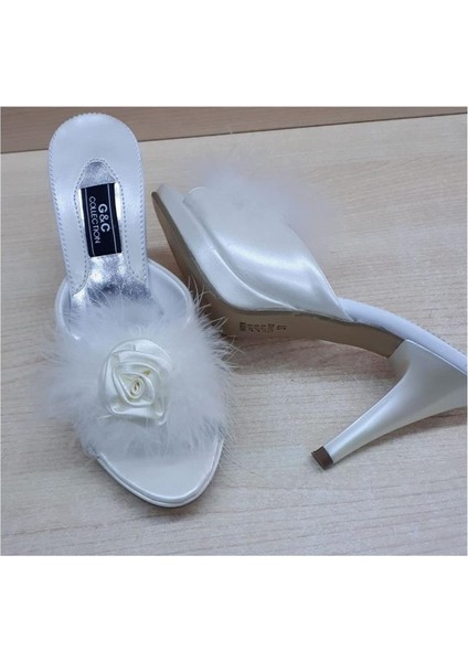 GC 190 Kadin Ev Terliği - Ekru