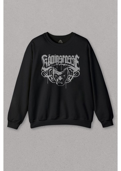 Murdoc Massaka Falim Kanlı Königsrasse Baskılı Sweat