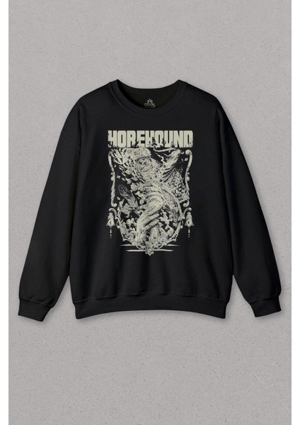 Baykuş Owl Kiss Ben Sahar Behemoth Metal Rock Baskılı Sweat