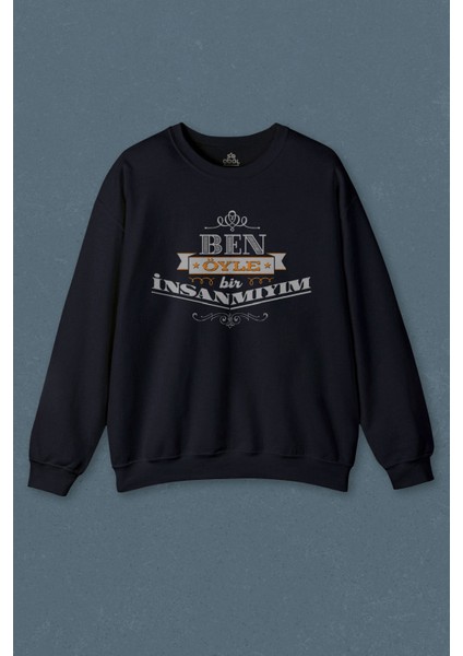 So Cool Leyla Ile Mecnun Ben Öyle Bir Insan Mıyım Baskılı Unisex Sweat