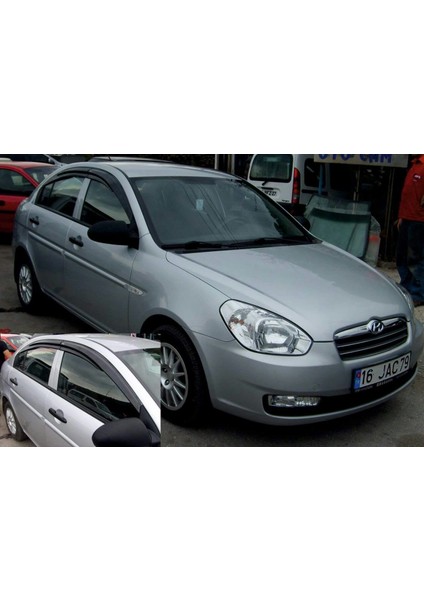 Hyundai Accent Era 2007-2009 Cam Rüzgarlığı Dörlü Kuzgun modelleri
