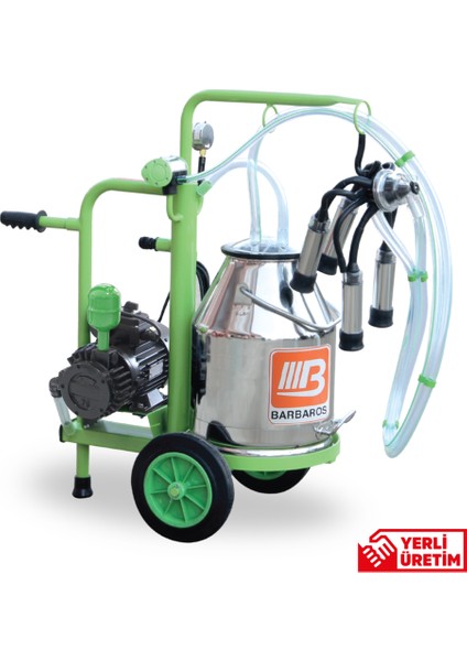 Yaprak Tek Sağım Süt Sağma Makinesi 30 Lt