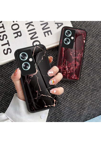 Oppo A79 5g / A2 5g Mermer Desen Temperli Cam Arka Kapak (Yurt Dışından) indirimleri