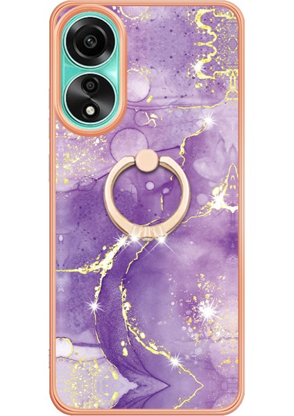 Oppo A78 4g Cep Telefon Kılıfları Mermer Kickstand Tpu Şok Geçirmez Kapak (Yurt Dışından) fiyatları