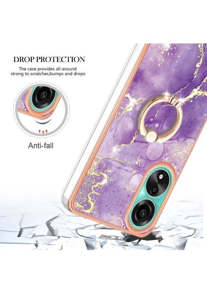 Oppo A78 4g Cep Telefon Kılıfları Mermer Kickstand Tpu Şok Geçirmez Kapak (Yurt Dışından) indirimleri