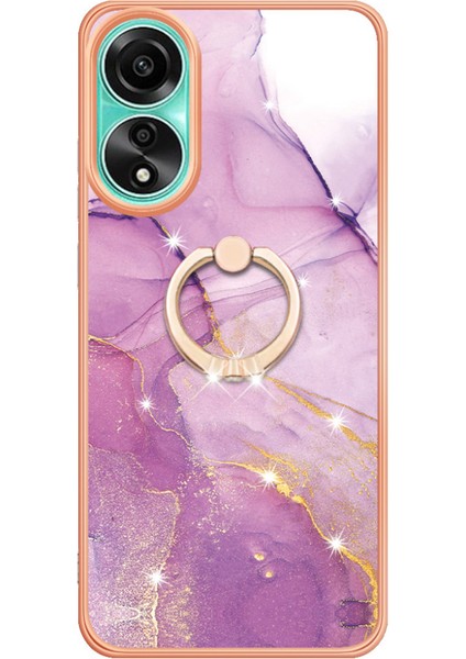 Oppo A78 4g Cep Telefon Kılıfları Mermer Kickstand Tpu Şok Geçirmez Kapak (Yurt Dışından) fiyatları