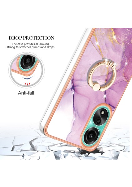 Oppo A78 4g Cep Telefon Kılıfları Mermer Kickstand Tpu Şok Geçirmez Kapak (Yurt Dışından) indirimleri