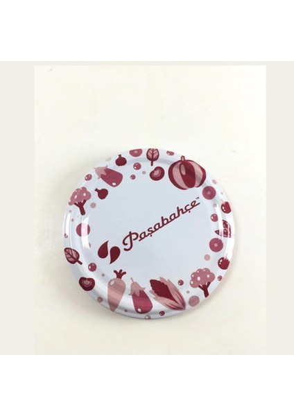 Konserve Kavanoz Kapağı Kırmızı Desenli 82 mm 100 Adet