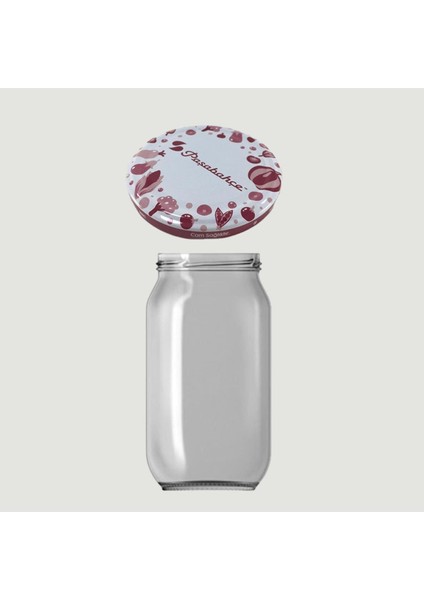 Konserve Kavanoz Kapağı Kırmızı Desenli 82 mm 100 Adet fiyatları