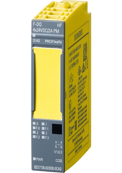 6ES7136-6DB00-0CA0 Et 200SP F-Dq 4X24 V Dc / 2A
