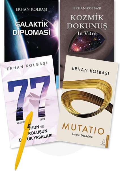 Mutatio - Yetmiş Yedi - Kozmik Dokunuş - Galaktik Diplomasi - 4 Kitap – Erhan Kolbaşı