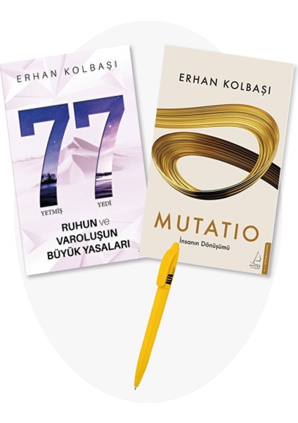 Mutatio - Yetmiş Yedi 77 - 2 Kitap - Erhan Kolbaşı + Alfa Kalem