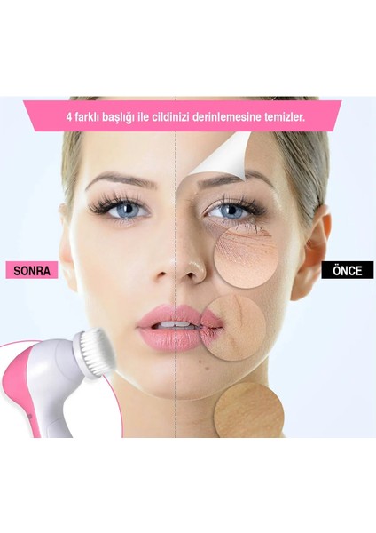 Yüz Cilt Temizleyici Peeling Seti 4 İn 1 Kutulu