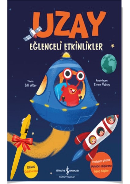 Alfa Moda Kalem - Uzay - Eğlenceli Etkinlikler 2 Kitap - İdil Alter