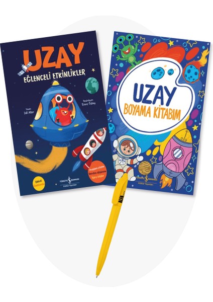 Uzay - Eğlenceli Etkinlikler - Boyama Kitabım 2 Kitap – İdil Alter