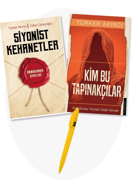 Siyonist Kehanetler Armagedon Şifreleri - Kim Bu Tapınakçılar 2 Kitap - Türker Akıncı