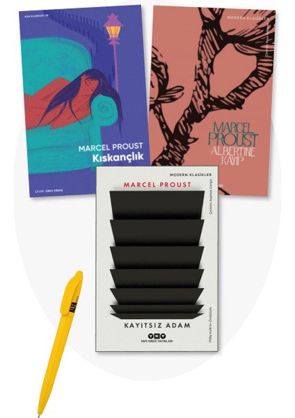 Kayıtsız Adam - Kıskançlık - Albertine Kayıp 3 Kitap - Alfa Kalem