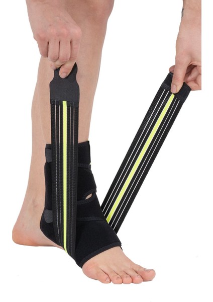 Malleol Destekli Ayak Bileklik +8 Bandajı Çift Pedli Bilek Ağrısı Üts Kayıtlı