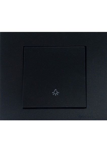 Metalik Siyah Zil Butonu Light Çerçevesiz Grano fiyatları