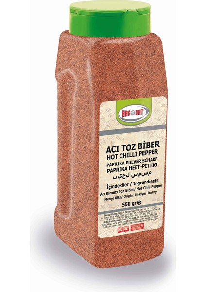 Acı Toz Biber 550 gr