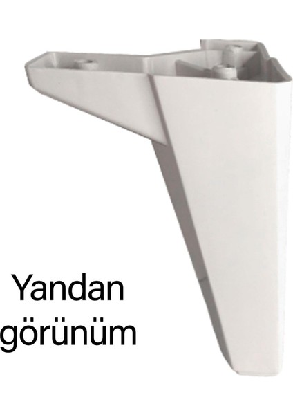 Serdivan 15 cm Beyaz Lüx Mobilya Kanepe Sehpa Ünite Koltuk Ayağı Baza Ayak