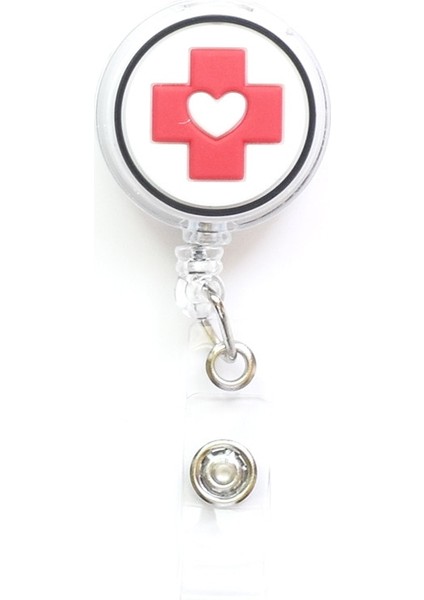 Rastgele Tip Stili Hastane Sağlık Çalışanları Personel Çalışma Kartı Cep Klipsi Kimlik Yaka Kartı Tutacağı Makara Geri Çekilebilir Plastik Doktorlar Hemşireler Geçiş Kartı Klipsi (Yurt Dışından) indirimleri