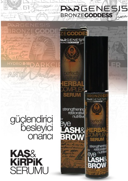 Piar Genesis Bronze Goddess Charm Kaş&Kirpik Serumu -10ml